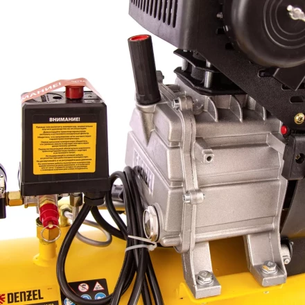 Компрессор воздушный, прямой привод DC1500/50, 1.5 кВт, 50 литров, 220 л/мин Denzel 58161 купить в Нижневартовске