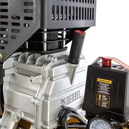 Компрессор воздушный, прямой привод DC1500/50, 1.5 кВт, 50 литров, 220 л/мин Denzel 58161 купить в Нижневартовске