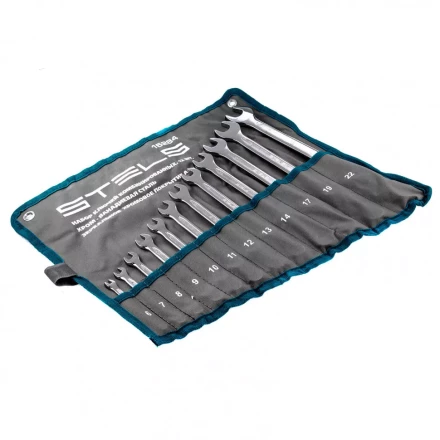 Набор ключей комбинированных 12 шт 6-22 мм, антислип Stels 15284 купить в Нижневартовске