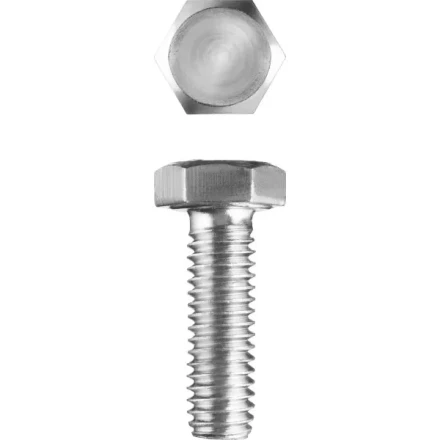 Болт ЗУБР &quot;МАСТЕР&quot; с шестигранной головкой, ГОСТ 7798-70, класс прочности 5.8, оцинкованный, M5x16мм, 5кг 303080-05-016 купить в Нижневартовске