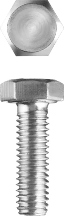 Болт ЗУБР &quot;МАСТЕР&quot; с шестигранной головкой, ГОСТ 7798-70, класс прочности 5.8, оцинкованный, M5x16мм, 5кг 303080-05-016 купить в Нижневартовске