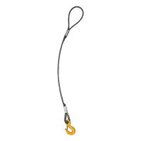 Строп канатный одноветвевой 1СК 3 т L=7.5 м с кч din 3.0 т опрессовка