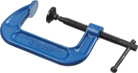 Струбцина  ЗУБР "ПРОФЕССИОНАЛ" тип "G", корпус - ковкий чугун, 75мм 32245-075_z01 купить в Нижневартовске