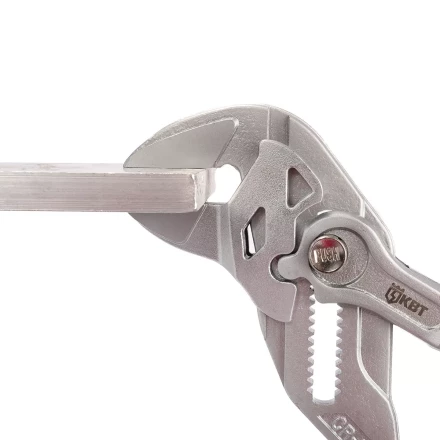 Клещи переставные — гаечный ключ КВТ 180 мм с кнопочной самофиксацией (дублирующая запись) (82148) купить в Нижневартовске