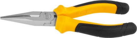 Тонкогубцы JCB, хромированное покрытие, двухкомпонентная рукоятка, CrV cталь, 160мм JPL009 купить в Нижневартовске