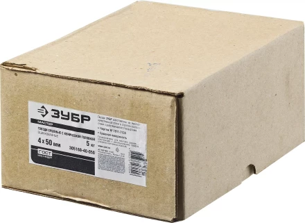 Гвозди ЗУБР "МАСТЕР" ершеные с конической головкой, оцинкованные, чертеж №7811-7138, 4.0х60мм, 5кг 305160-40-060 купить в Нижневартовске