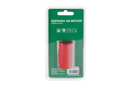 Коронка биметаллическая HAMMER Ф29х38мм 5/8" BiMETALL (224-005) купить в Нижневартовске