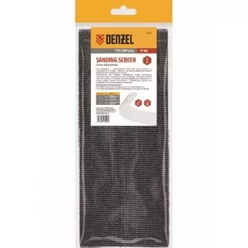 Сетка абразивная DENZEL P 600 115х280мм 5шт 75189 купить в Нижневартовске