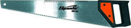 Ножовка по дереву 450 мм 5-6 TPI каленый зуб линейка пластиковая рукоятка SPARTA 232335 купить в Нижневартовске