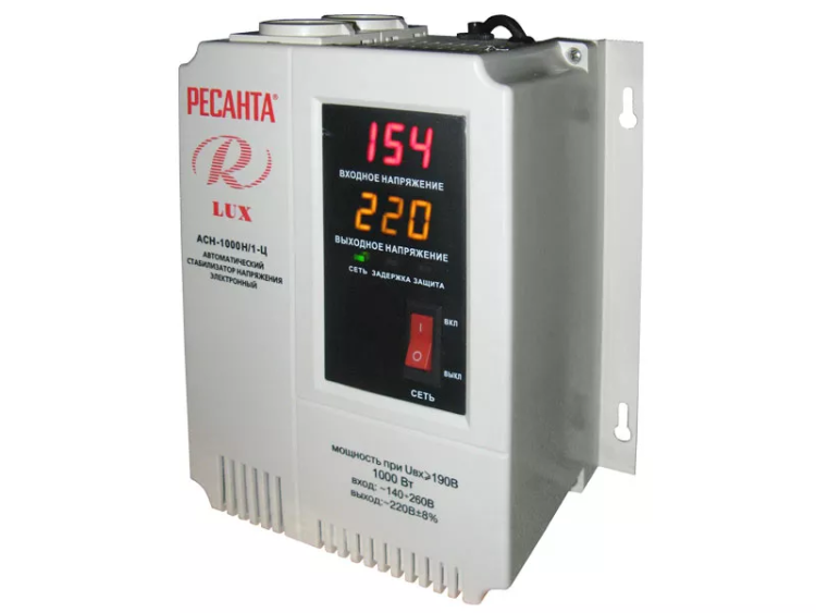 Стабилизатор АСН-1000 Н/1-Ц Ресанта Lux купить в Нижневартовске