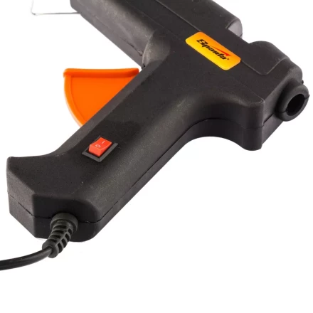 Клеевой пистолет с выключателем 11 мм, в кейсе, 80 Вт, 10 г/мин Sparta 93020 купить в Нижневартовске