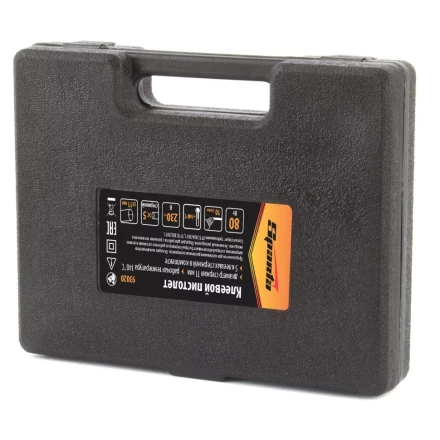 Клеевой пистолет с выключателем 11 мм, в кейсе, 80 Вт, 10 г/мин Sparta 93020 купить в Нижневартовске