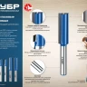 ЗУБР 8 x 30 мм, хвостовик 8 мм, фреза пазовая прямая с нижними подрезателями, Профессионал (28755-8-30) купить в Нижневартовске