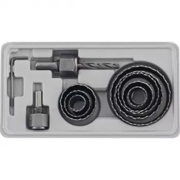 Набор кольцевых пил по дереву 19-64 мм 11 предм. MATRIX 70473 купить в Нижневартовске