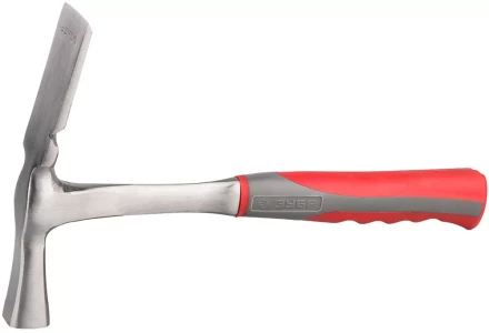 Молоток каменщика ЗУБР широкий, цельнокованый, с двухкомпонентной рукояткой, 600г 20145-600 купить в Нижневартовске