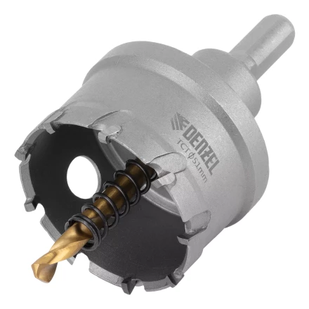 Коронка по металлу твердосплавная, 51 мм Denzel 724016 купить в Нижневартовске