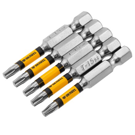 Бита T15x50, 5 шт. Denzel 7711319 купить в Нижневартовске