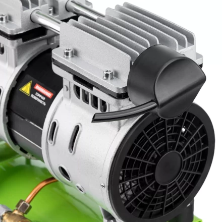 Компрессор безмаслянный малошумный Сибртех МБ 750/10,750 Вт, 10 л, 150 л/мин 58001 купить в Нижневартовске