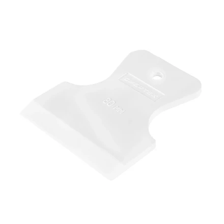 Шпатель, белая резина, 80 мм Россия Сибртех 85833 купить в Нижневартовске