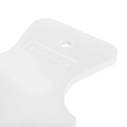 Шпатель, белая резина, 80 мм Россия Сибртех 85833 купить в Нижневартовске