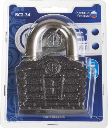 Замок навесной, дисковый механизм секрета, ВС2-34 37220-34 купить в Нижневартовске