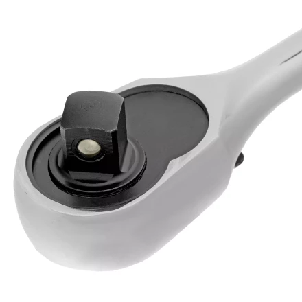 Ключ-трещотка 1/2" Gross 14052, CrV, 120 зубьев, цельнометаллический, хром купить в Нижневартовске