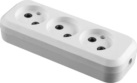 Колодка СИБИН для удлинителя, 3 гнезда, макс мощность 1300Вт 55108-3 купить в Нижневартовске