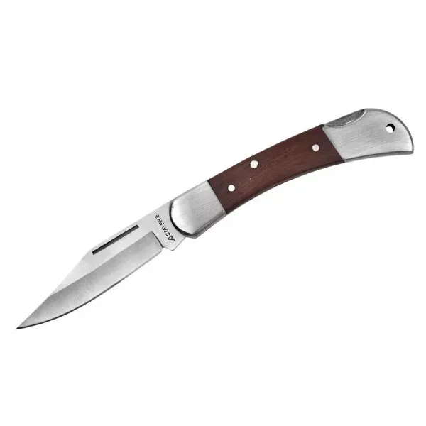 Нож STAYER складной с деревянными вставками, средний 47620-1_z01 купить в Нижневартовске