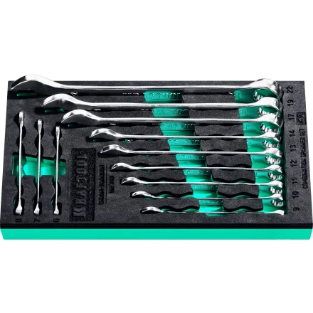 Наборы ключей комбинированных KRAFTOOL, Cr-V, DIN 3110, в EVA-ложементе 27079-H12E купить в Нижневартовске