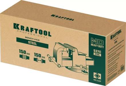 Тиски KRAFTOOL STEEL стальные 32701-150 купить в Нижневартовске