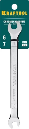 Ключи гаечные рожковые KRAFTOOL, Cr-V, DIN 3110 27033-06-07 купить в Нижневартовске