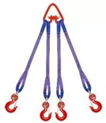 Строп текстильный четырехветвевой 4СТ 1.25 т L=4.5 м SF7 30 мм Звено РТ- 3 купить в Нижневартовске