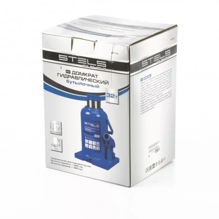 Домкрат гидравлический бутылочный 32 т h подъема 260-420 мм Stels 51170 купить в Нижневартовске