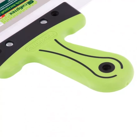 Шпатель фасадный нержавеющая сталь 350 мм двухкомпонентная ручка  Сибртех 85584 купить в Нижневартовске