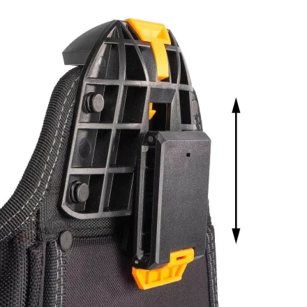 Быстросъемная поясная сумка модульного типа на клипсе с держателем для молотка КВТ СМ-01 (83135) купить в Нижневартовске
