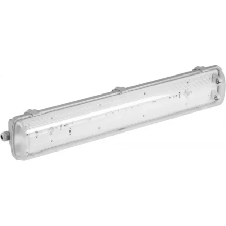 Светильник СВЕТОЗАР пылевлагозащищенный для люминесцентных ламп, Т8, IP65, G13, 2х18Вт 57610-2-18 купить в Нижневартовске