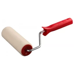 Валик ЗУБР "ЭКСПЕТ" "ВЕЛЮР", 100% шерсть, ворс 4мм, ручка 8мм, d=48/180мм 03533-18