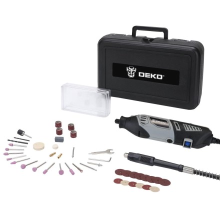 Гравер электрический цифровой DKRT350E-LCD 43 tools + case DEKO, 063-1413 купить в Нижневартовске