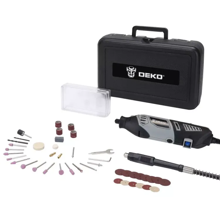 Гравер электрический цифровой DKRT350E-LCD 43 tools + case DEKO, 063-1413 купить в Нижневартовске