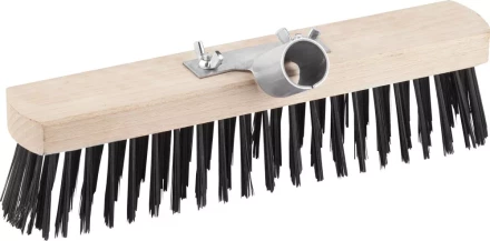 Щетка GRINDA "EURO" уличная без ручки, буковая колодка, мет щетина, с металлическим держателем для черенка, 30см 39196-30 купить в Нижневартовске