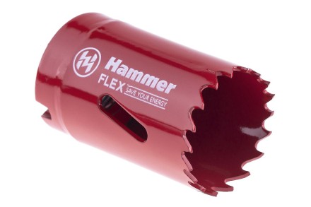 Коронка биметаллическая HAMMER Ф32х38мм 5/8&quot; BiMETALL (224-006) купить в Нижневартовске