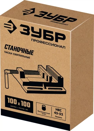 ЗУБР 100 мм, станочные сверлильные тиски, Профессионал (32721) купить в Нижневартовске