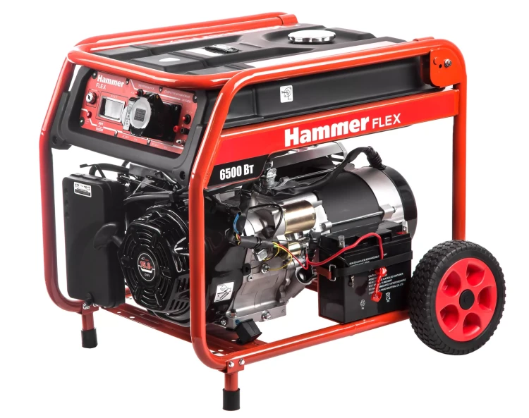 Бензоэлектростанция Hammer Flex GN7000ET с электрозапуском купить в Нижневартовске