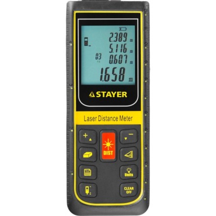 Дальномер PRO-Control лазерный, дальность 100м, точность 2мм, STAYER Professional 34959 34959 купить в Нижневартовске
