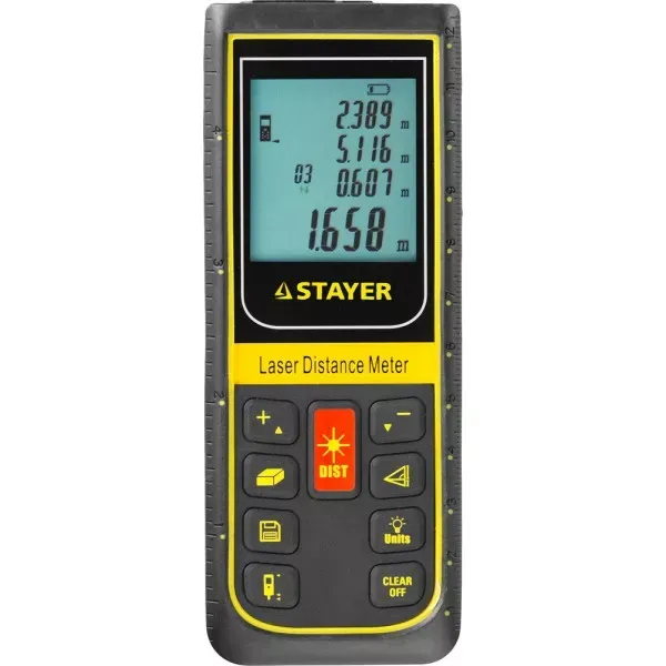 Дальномер PRO-Control лазерный, дальность 100м, точность 2мм, STAYER Professional 34959 34959 купить в Нижневартовске