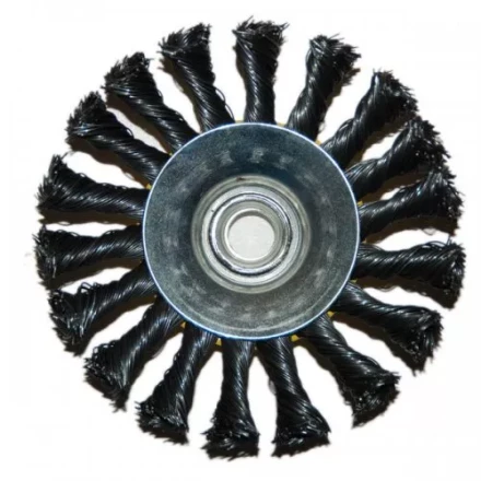 Щетка для УШМ дисковая выгнутая М14/115 мм, ст.витая 1/60 51572 купить в Нижневартовске