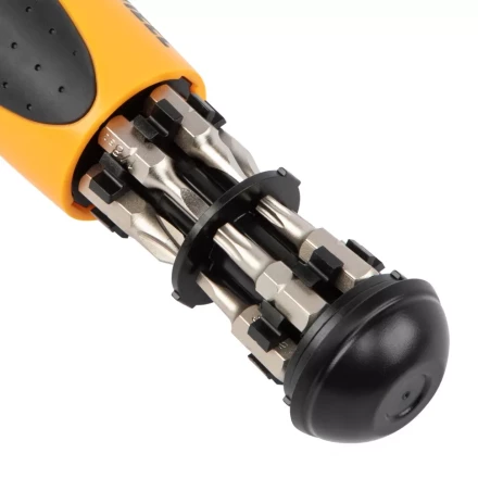 Отвертка реверсивная Denzel 7711611, механизм SmartPush 12 шт, S2 купить в Нижневартовске