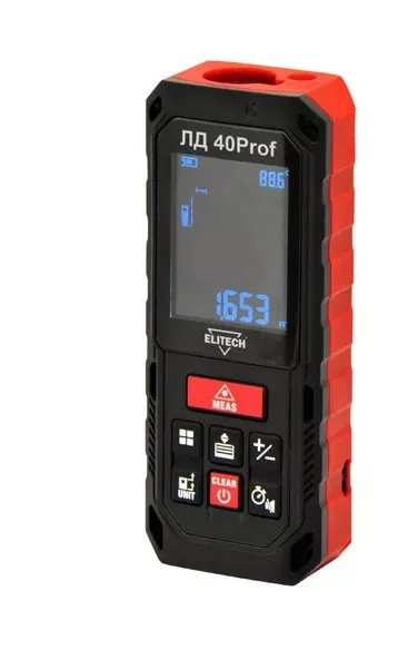 Дальномер лазерный ЛД 40 Prof Elitech