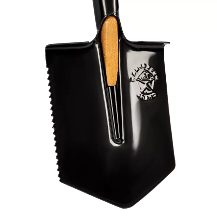 Лопата саперная, 150х180х510 мм, деревянный черенок, с зубьями, Россия Сибртех 61396 купить в Нижневартовске