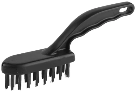 Щетка ЗУБР "ЭКСПЕРТ" проволочная стальная малая с пластмассовой ручкой, 4 ряда 35012-4_z01 купить в Нижневартовске